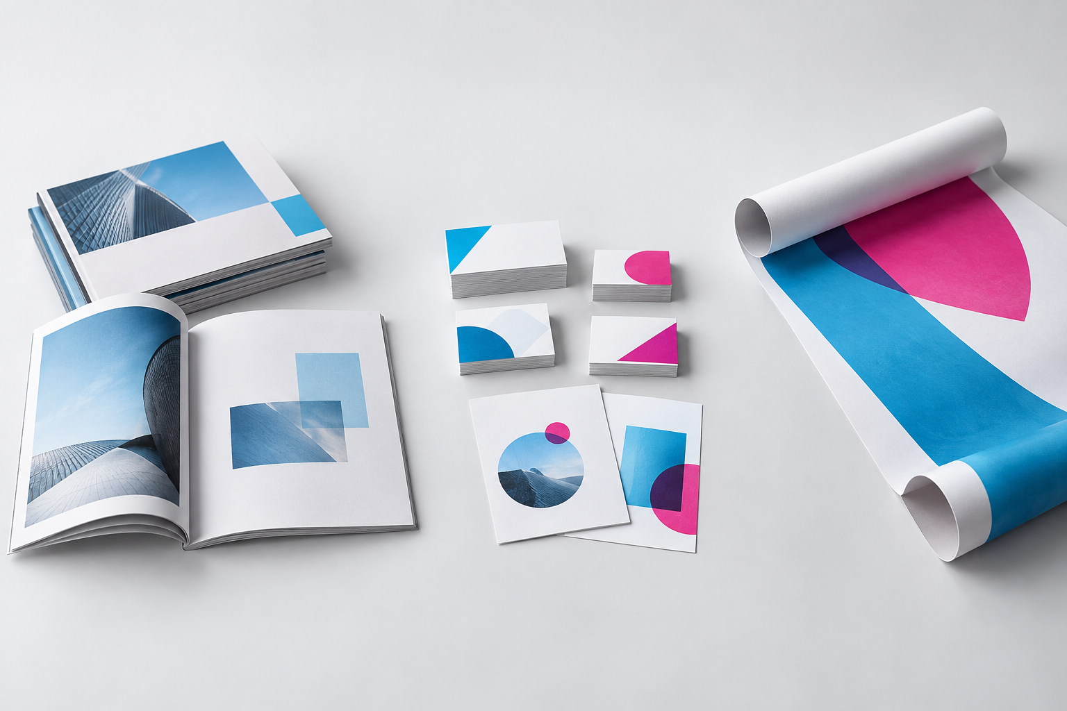 Exemple illustratif : brochures et catalogues imprimés